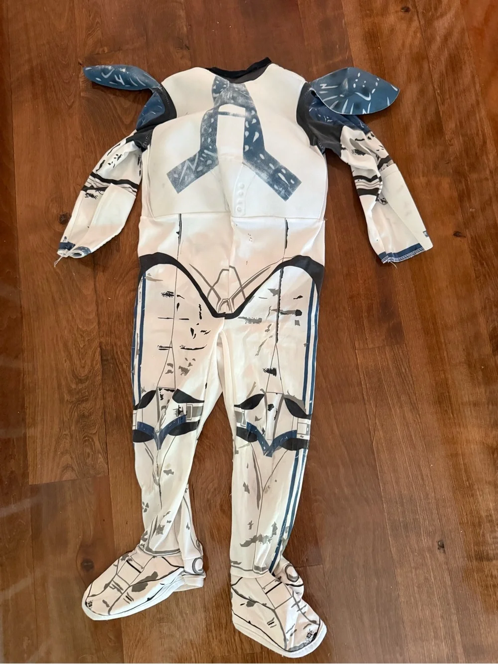 Star Wars Clone Trooper Costume Jumpsuit kids size small rubies brand